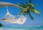 Comfortable Summer White Nylon Mesh Hammock Outdoor Camping Portable Hanging Hammock