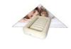 Fantastic Beige Kids Travel Flocked Air Bed Inflatable Child Size Air Mattress