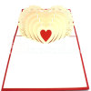 Heart 1-love card-3d card-pop up card-birthday card-valentine card-greeting card-laser cut-paper cutting