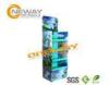 Retail Supermarket Cardboard Floor Display Racks Multi Layer Adjustable Height