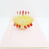 Birthday cake 2-3d card-pop up card-handmade card-greeting card-birthday card-laser cut-paper cutting