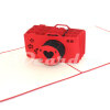 Lovely Camera-3d card-pop up card-handmade card-birthday card-greeting card-laser cut-paper cutting