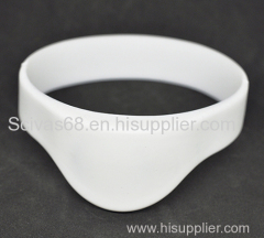 Half Round RFID Silicone Wristband