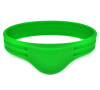 Double Groove Half Round RFID Silicone Wristband