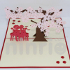 Wedding cherry 3d pop-up card