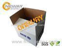Corrugated Paper Carton Printed Packaging Boxes UVI Hot - Stamping Glossy Surface