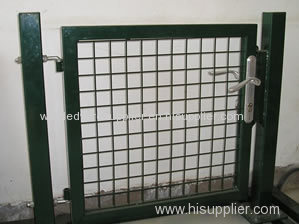 Gates of welded fence