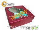 Printing Packing Corrugated Carton Box With Clear Window Full Color Printing
