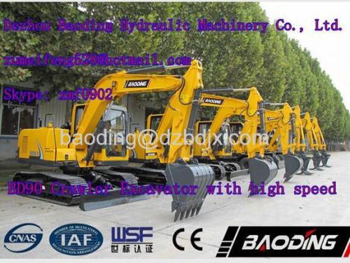 BAODING small excavator with grab timber grab BD90 timber grab