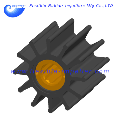 Raw Water Pump Impeller for YANMAR Marine Diesel Engine 6HA2M-DTE/STE replace 43600-400410 / 43600-400411 Neoprene