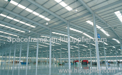 Two story steel structure warehouse factory workshop