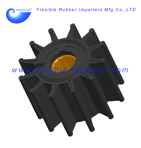 Water Pump Flexible Rubber Impeller Replace Johnson Impeller 09-819B for Johnson F8 Water Pump New Version Neoprene