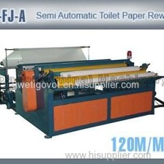 TZ-FJ-A Semi Automatic Toilet Tissue Paper Roll Rewinder Machines