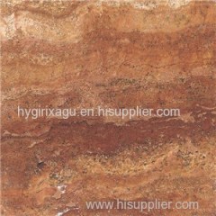 Red Travertine Laminated Countertops for Marble Worktop