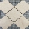 Cream Marfil Marble Mosaics for Flooring Tiles