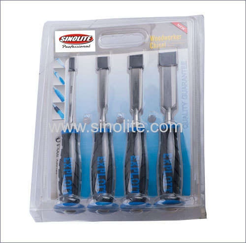 4pcs Woodworker chisel size: 6-12-18-24mm for professional users
