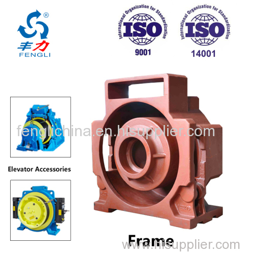 Disa Production Line Custom Make Iron Casting for Elevator Traction Machine