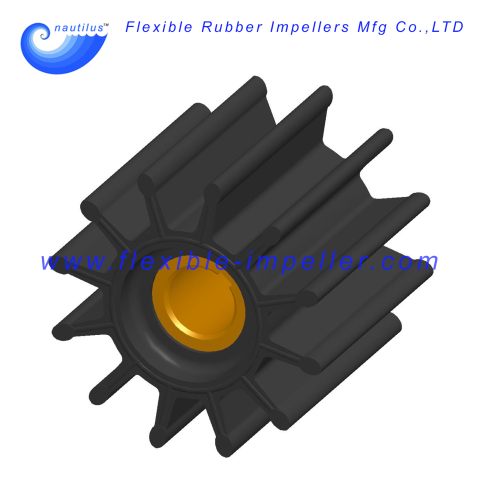 Water Pump Flexible Rubber Impeller Replace CUMMINS 3802444 3897337 3916852 3925236 Cummins 8.3L 6CTA8.3M Sherwood P1716