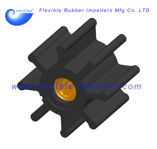 Water Pump Flexible Rubber Impeller Replace YANMAR Impeller 120650-42310 & 127610-42200 & 127610-42270 & 123325-42021