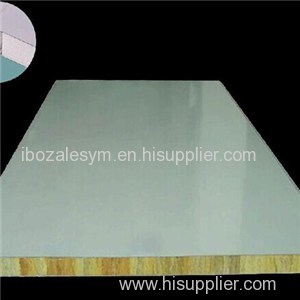 Good quality and fireproof rock wool insulation sandwich panel for building wall and roof panels