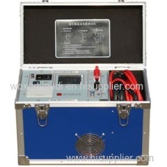 Transformer resistance tester with 5A DC