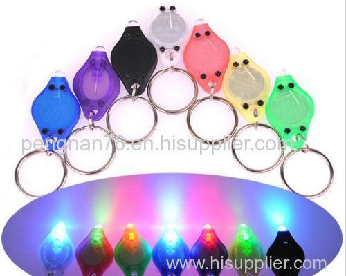 Colorful Light Custom Logo Led Key Chain