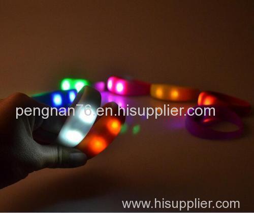 Latest Motion Activated Silicone Led Bracelets