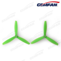 6040 bullnose glass fiber nylon propeller 3 blades for drone remote control aircraft parts