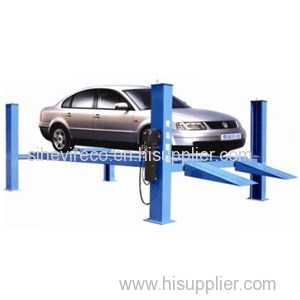 Hydraulic Four Post Wire Rope Car Lifts
