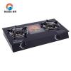 Tempered Glass 2 Burners Table Top Kitchen Use Gas Stove