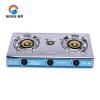 3 Burners Stainless Steel Panel Kictchen Use Portable Gas Range