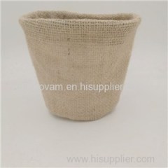 Eco-friendly Natural Jute Fabric For Burlap Flower Pots Cover Manufacturer