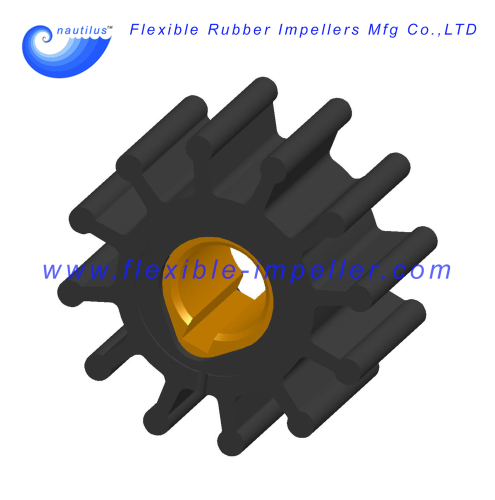 Water Pump Flexible Rubber Impeller Replace YANMAR Impeller 145410-46090 & 124310-46090