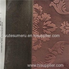 280cm Curtain Velvet Fabric Blackout Plain Dyeing Embossed Burnout Brushed