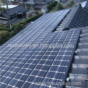 Componets For Tile Roof Solar PV Mounting System PV Module For Tile Roof Install