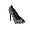 Open Peep Toe Beading Pearl Ankle Strap Platform