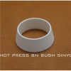 Customized Pure White High Purity Boron Nitride Ceramic Block Plate Bush Tube for Electric Insulate