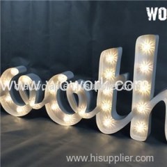 Photography Photo Booth Prop Letter Light