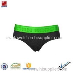 Sexy Customized Waistband Logo Famele Lingerie Cotton Underwear Panties For Women