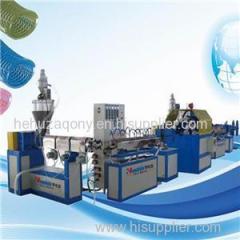 PVC PE PP Fiber Yarn Reinforced Hose Extrusion Making Machine Line