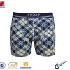 Comfortable Lattice Print Underwear Cotton Elastic Knickers Tight BoxerShorts For Men