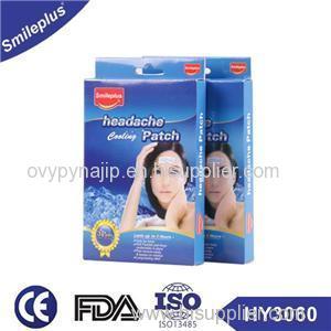 Long-lasting Physical Blue Cooling Hydrogel Migraine Plaster For Family Care