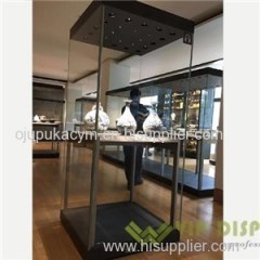 Costomized Good Quality Wooden Wall Display Shelves For Museum And Collectibles