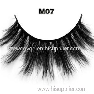 Wholesale Premium Horse Hair Strip Lash With Custom Strip Eyelash Box Natural Long Horse Hair False Eyelashes