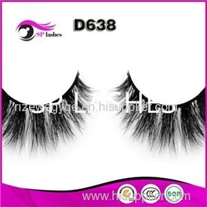 Factory Price 100% Hand Made Fur Material Reusable Mink Eye Lashes Wholesale Mink Fur Eyelashes