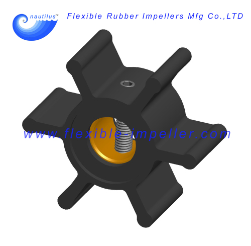 Raw Water Pump Flexible Rubber Impeller Replace Jabsco Impeller 673-0003 Nitrile