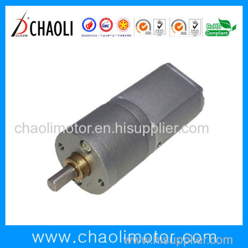 10:1 100mA Low Speed DC Spur Gear Motor ChaoLi-G20-F130 For Storage Box And Safe Box