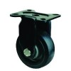 Heavy Duty Industrial Mute Alumnium Core Elastic Rubber Caster Serial NO.J51