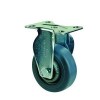 Light Duty Industrial Mute Alumnium Core Elastic Rubber Caster Serial NO.J23