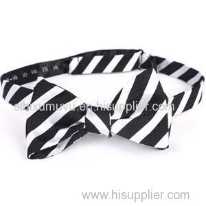 Custom Bowtie Logos Design Woven Silk Bowtie